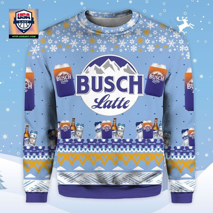 Busch Latte Ugly Christmas Sweater