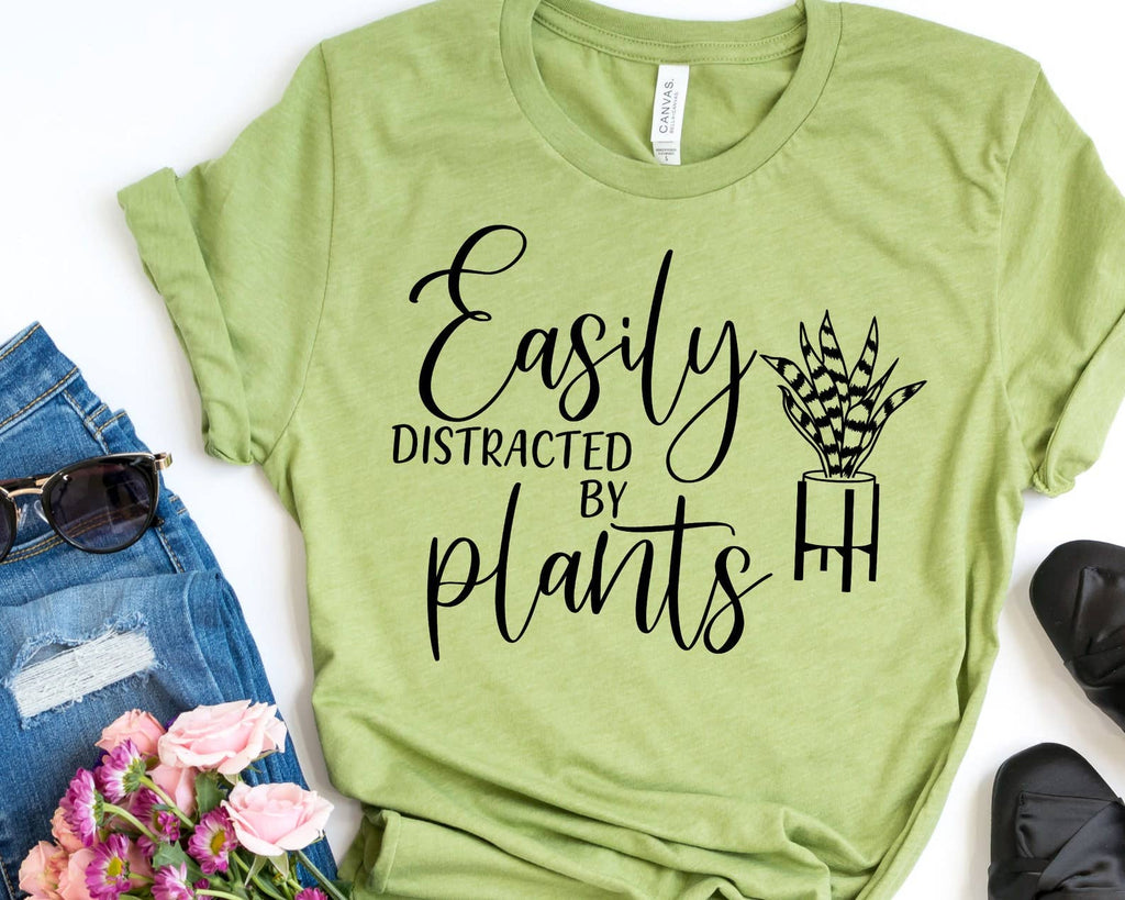 Easily Distracted By Plants T-Shirt