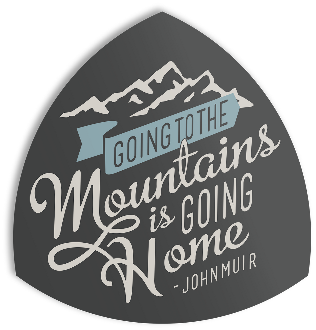 Going To the Mountains Sticker