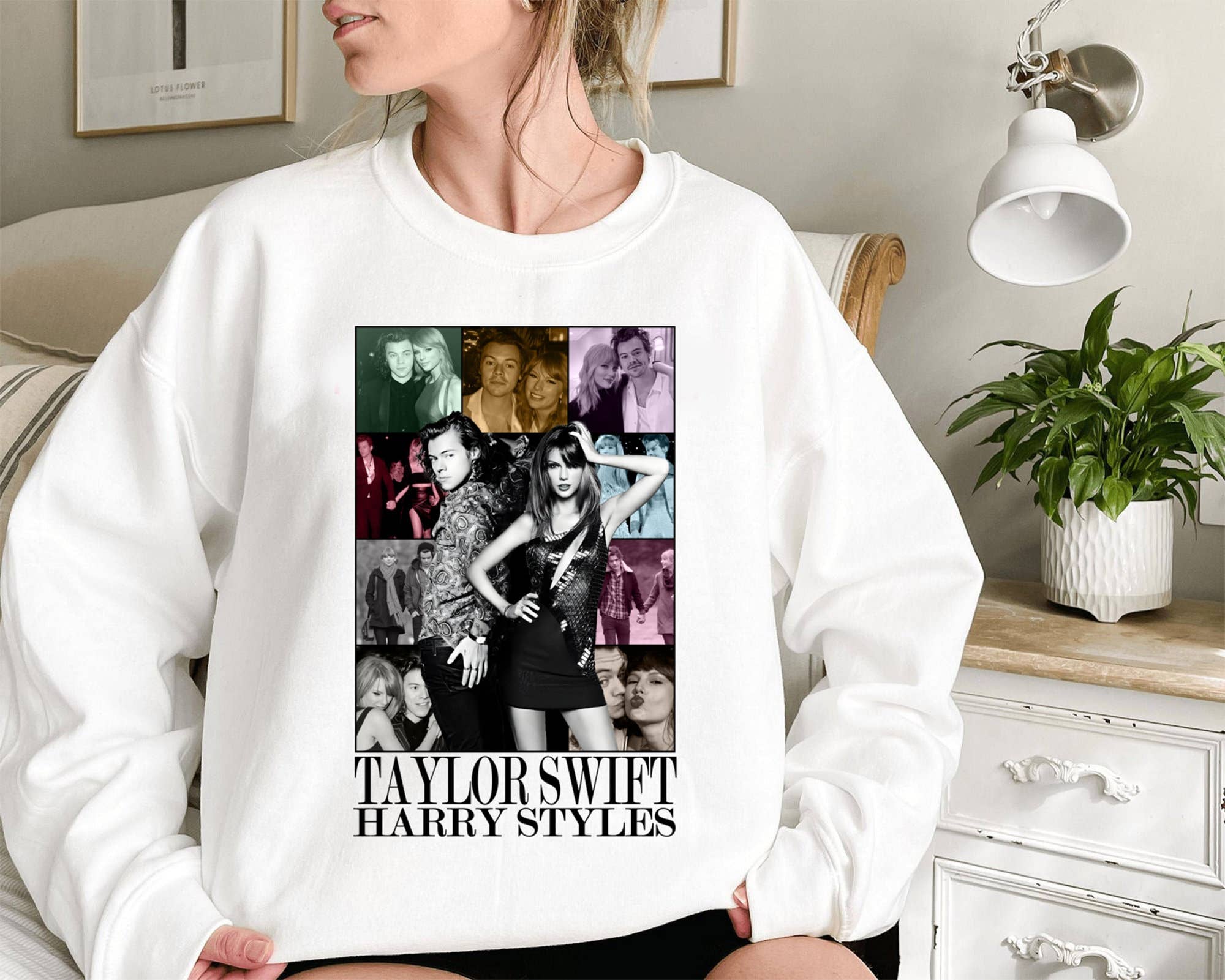 Taylor and Harry Iconic Moments Collage Sweatshirt