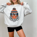 Vintage Detroit Baseball Sweatshirt, Tiger Mascot Fan Gear