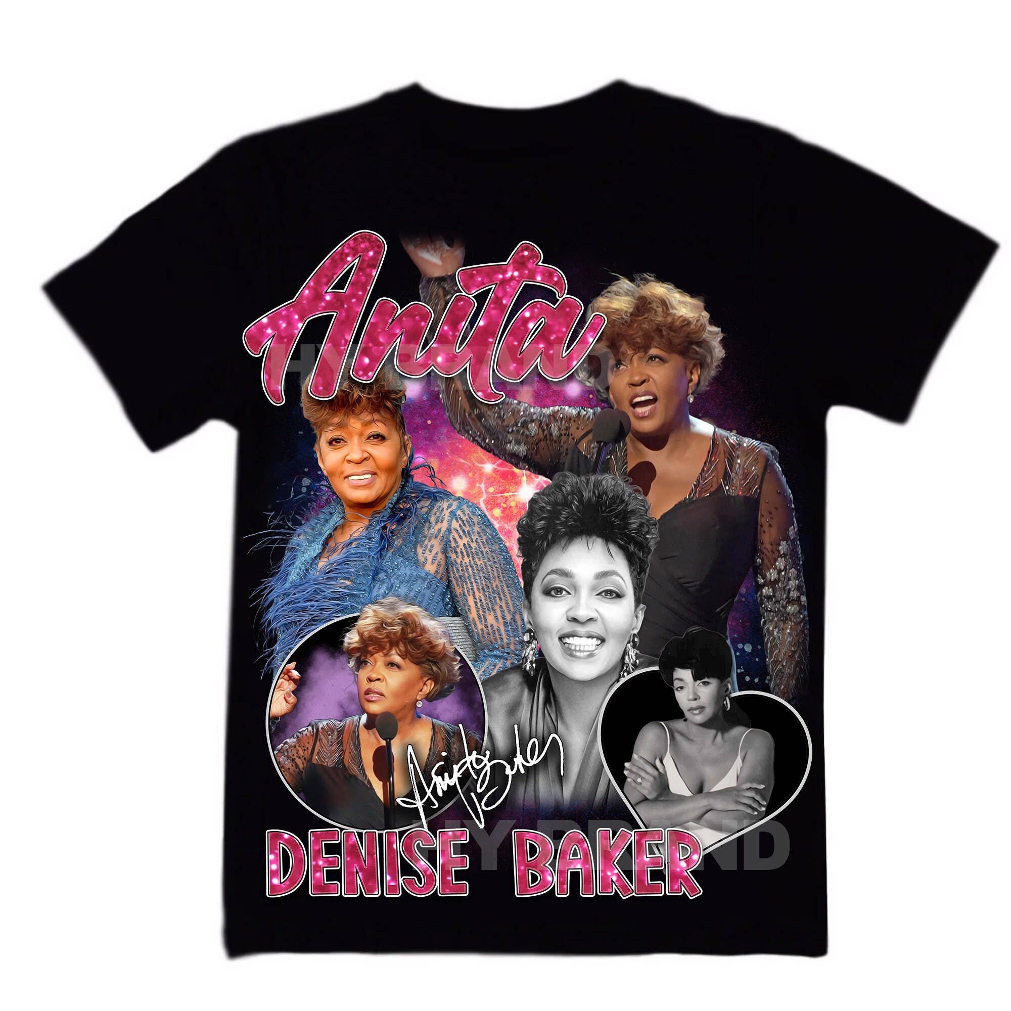 Anita Baker Rnb 90s Retro Vintage Hip Hop T-Shirt