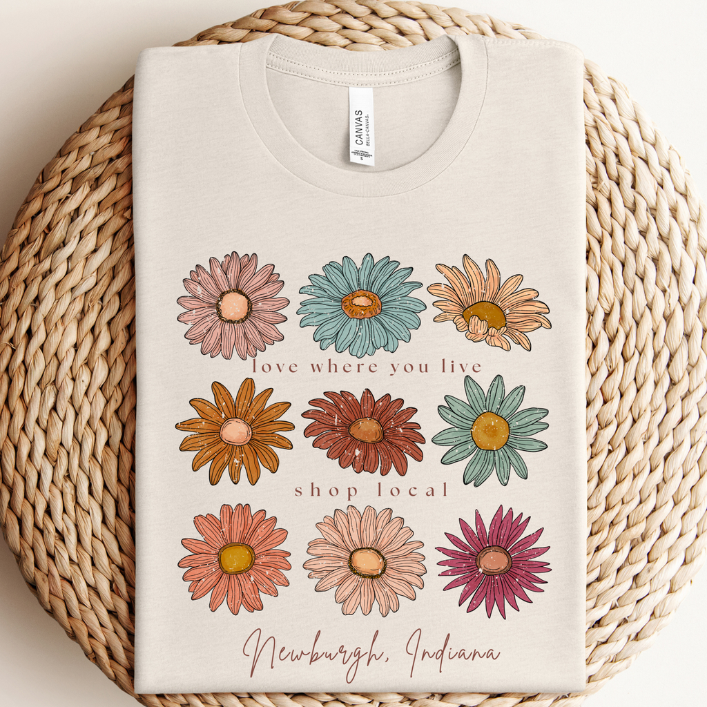 Flower Shop Local Custom Graphic Tee