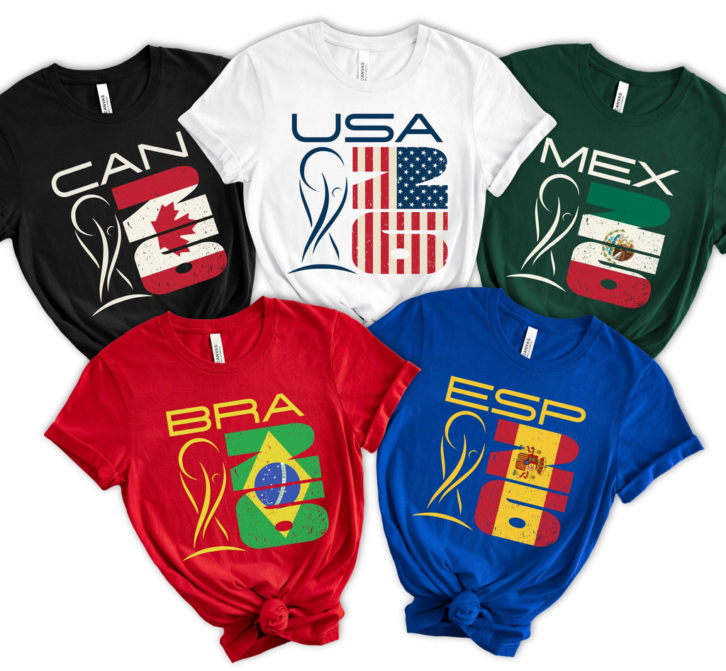International 2026 World Soccer Fan Country Tee