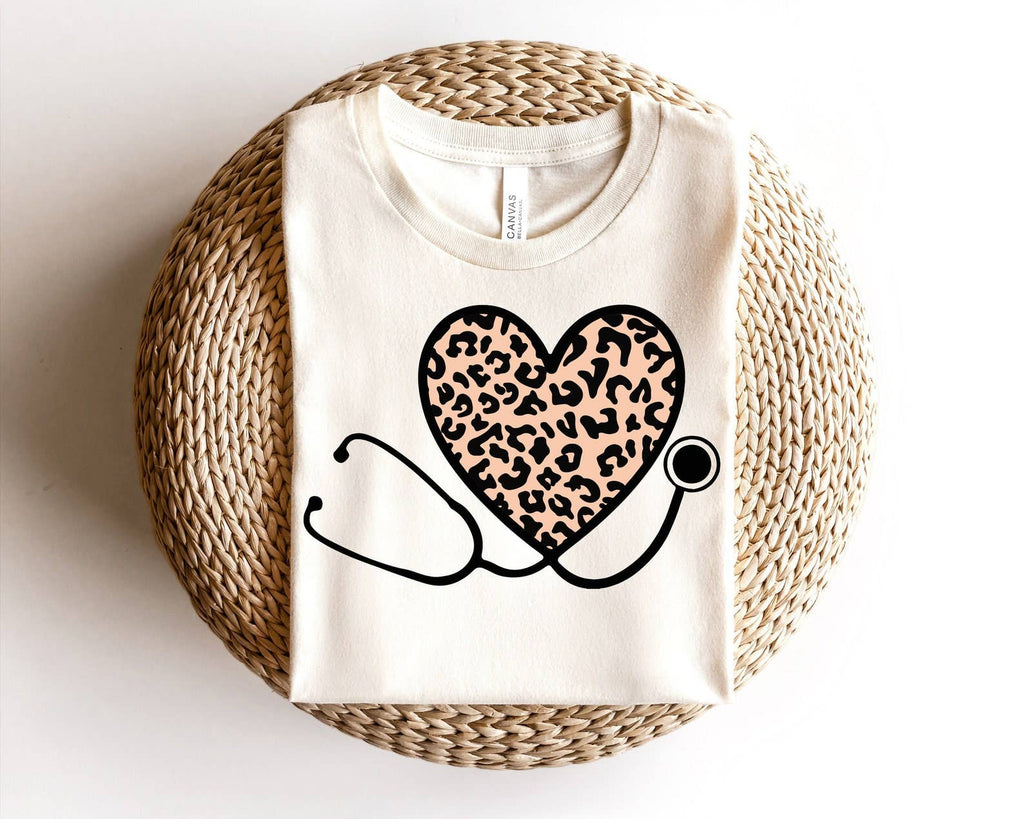 Leopard Stethoscope T-Shirt