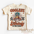 Coolest Turkey At the Table Shirt - Thanksgiving Toddler Tee
