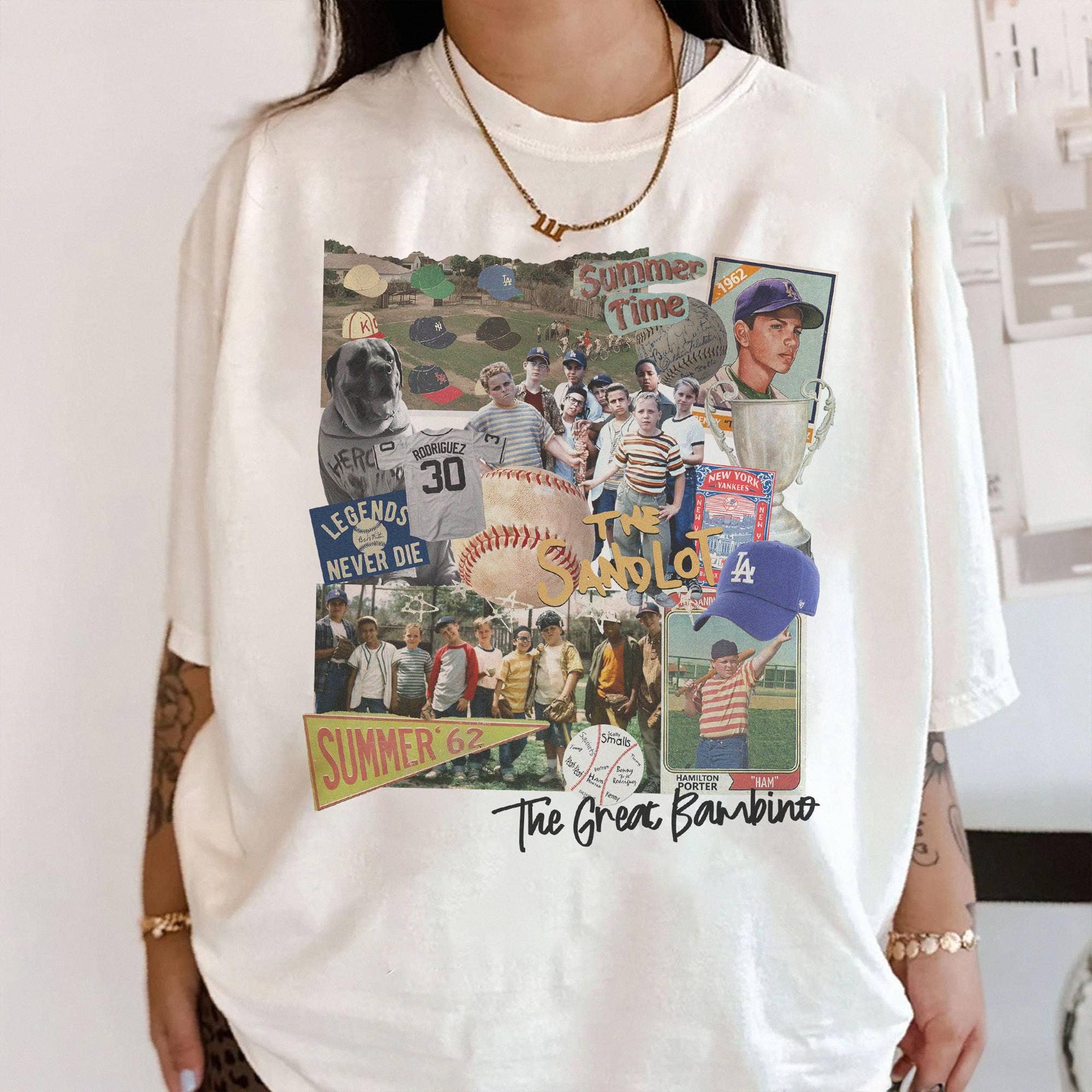 Legends Never Die Sandlot Baseball Fan Tshirt