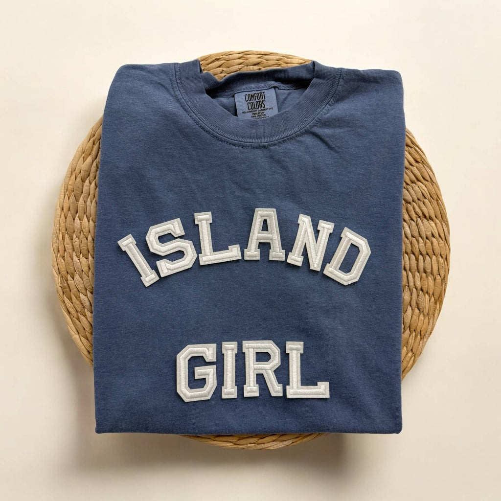 Comfort Colors Island Girl Short Sleeve Shirt, Sumer Tee