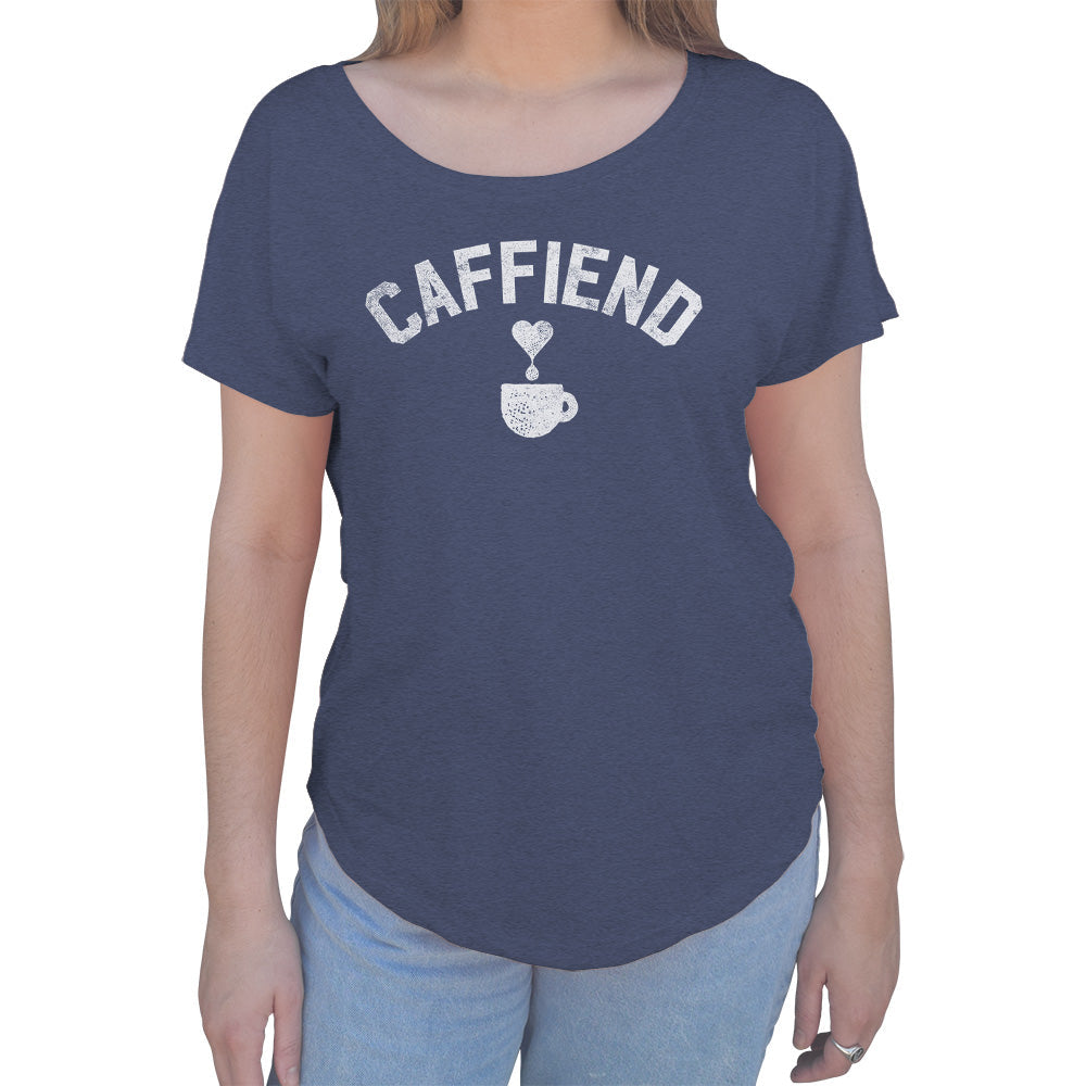 Women's Caffiend Scoop Neck T-Shirt