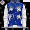 BEST Canterbury Bankstown Bulldogs Retro Logo Revolution Custom Baseball Jacket