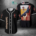 BEST Captain Morgan Beer United States Flag Baseball Jersey