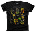 Men's Carnivorae Botanica Carnivorous Plants Botanical Chart T-Shirt