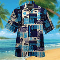 Carolina Panthers Short Sleeve Button Up Tropical Hawaiian Shirt VER012