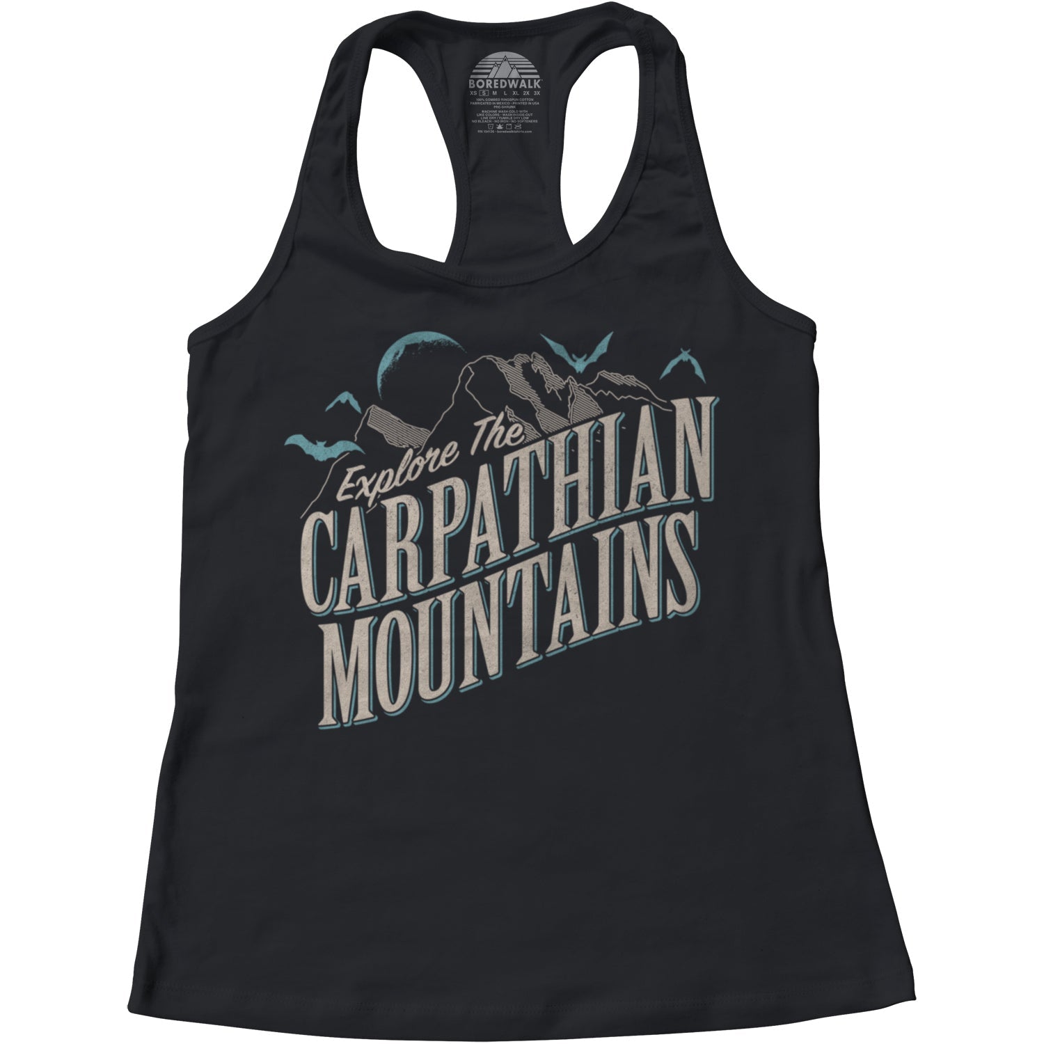 Women's Explore The Carpathian Mountains Racerback Tank Top