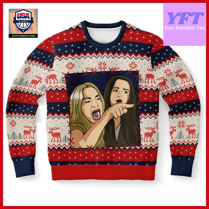 Cat Meme Funny Cat Yell Xmas Cat Mom 3d Ugly Christmas Sweater