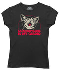 Women's Catastrophizing Is My Cardio Cat T-Shirt