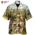 Cattle Show Buffalo Bill'S Wild West Rough Riders Cossacks Hawaiian Shirt - Trendy Aloha