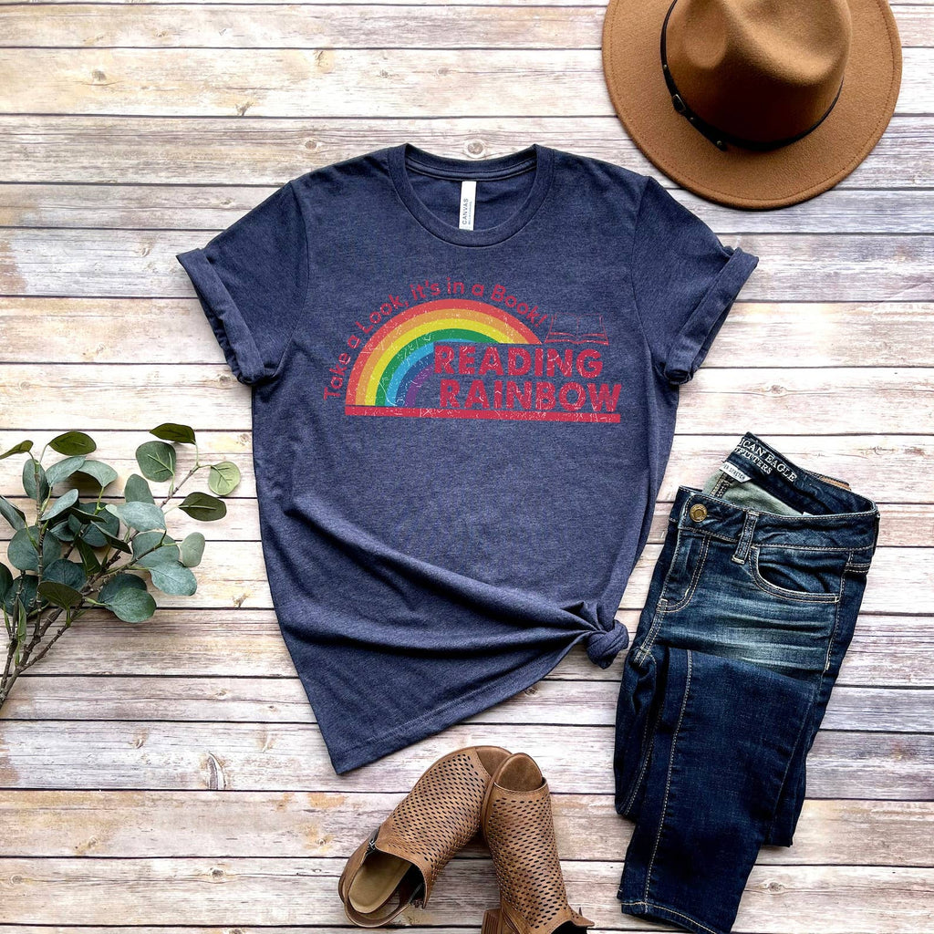 Take A Look It's in A Book Reading Rainbow T-Shirt