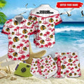 Chicago Blackhawks Island Palms Hawaiian Shirt