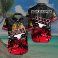 Chicago Blackhawks Tropical Sunset Hawaiian Shirt