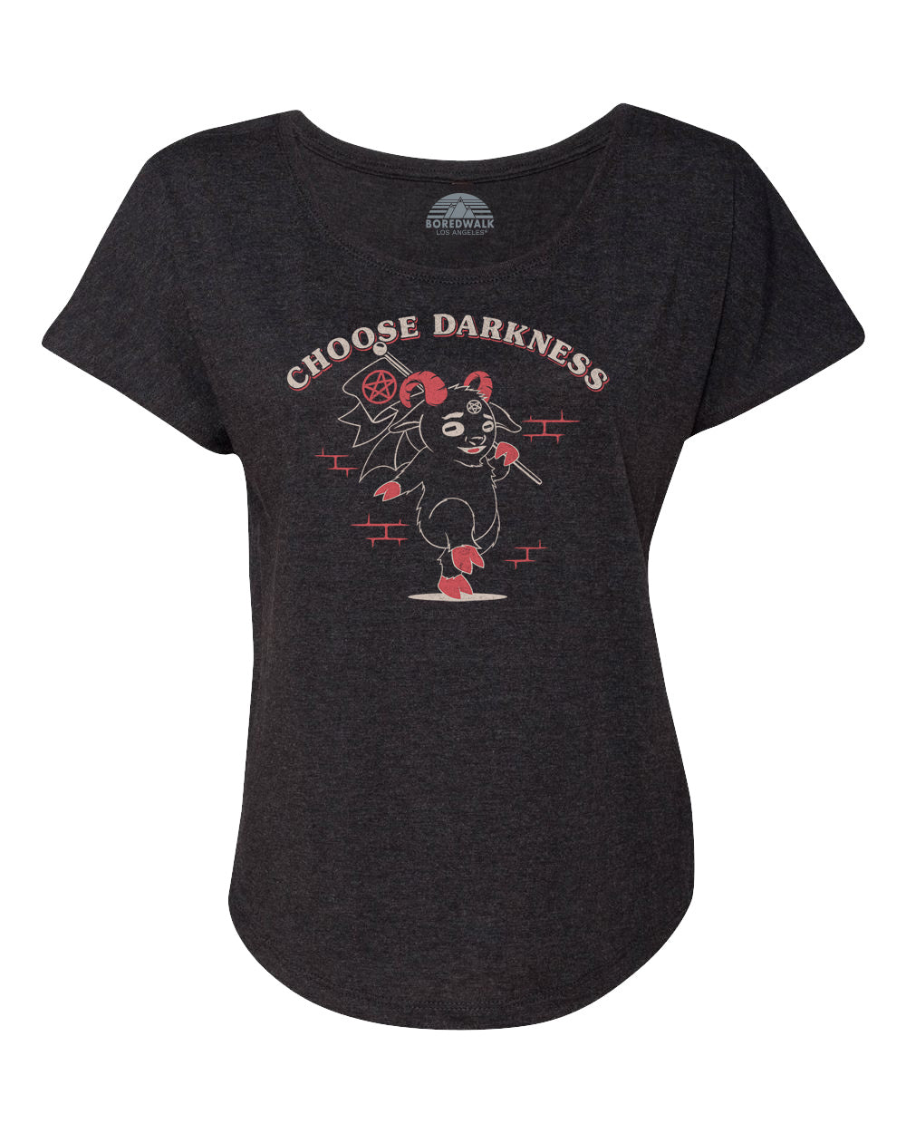 Women's Choose Darkness Scoop Neck T-Shirt