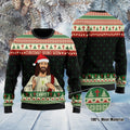 Christmas Begins With Christ Jesus Ugly Christmas Sweater For Jesus Loves On Christmas Days