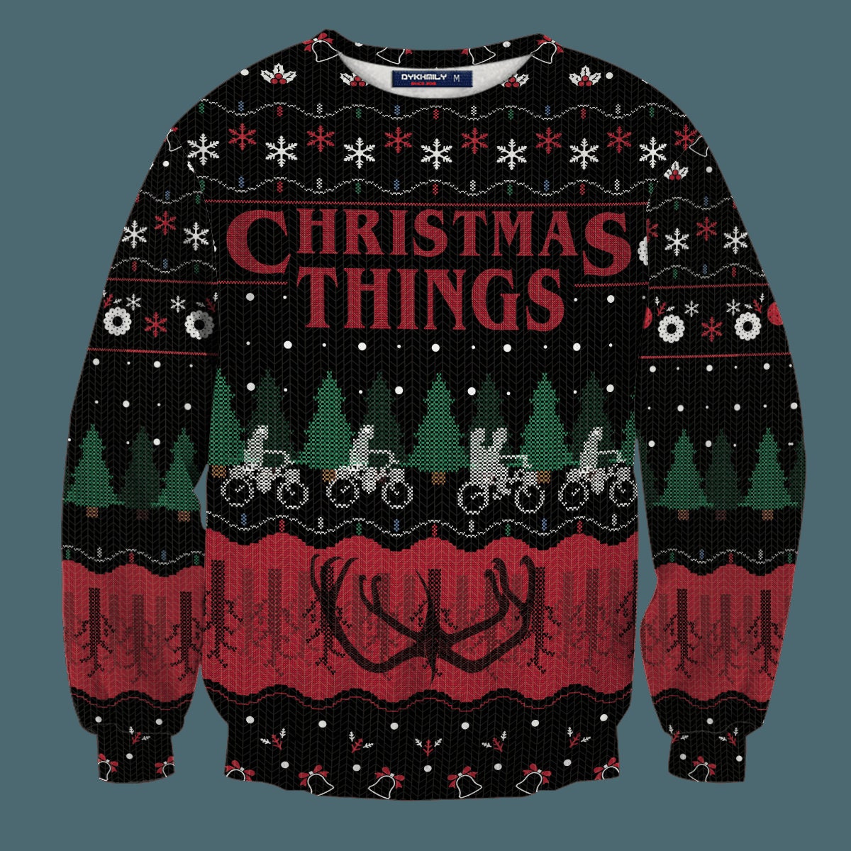 Christmas Things Knitted Ugly Christmas Sweater