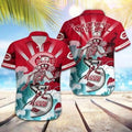 Cincinnati Reds Grateful Surfer Hawaiian Shirt
