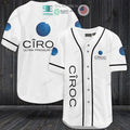 BEST Ciroc Premium Vodka logo white Baseball Jersey
