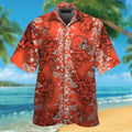 Cleveland Browns Short Sleeve Button Up Tropical Hawaiian Shirt VER016