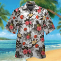 Cleveland Browns Short Sleeve Button Up Tropical Hawaiian Shirt VER021