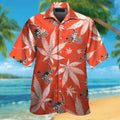 Cleveland Browns Short Sleeve Button Up Tropical Hawaiian Shirt VER025
