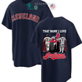 BEST Cleveland Indians That Name I Love dark blue Baseball Jersey