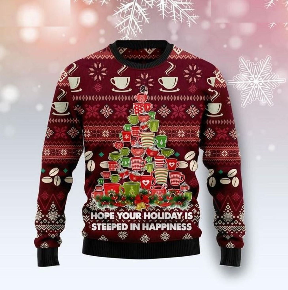 Coffee Ugly Christmas Sweater