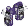 Colorado Rockies Skeleton Groove Hawaiian Shirt