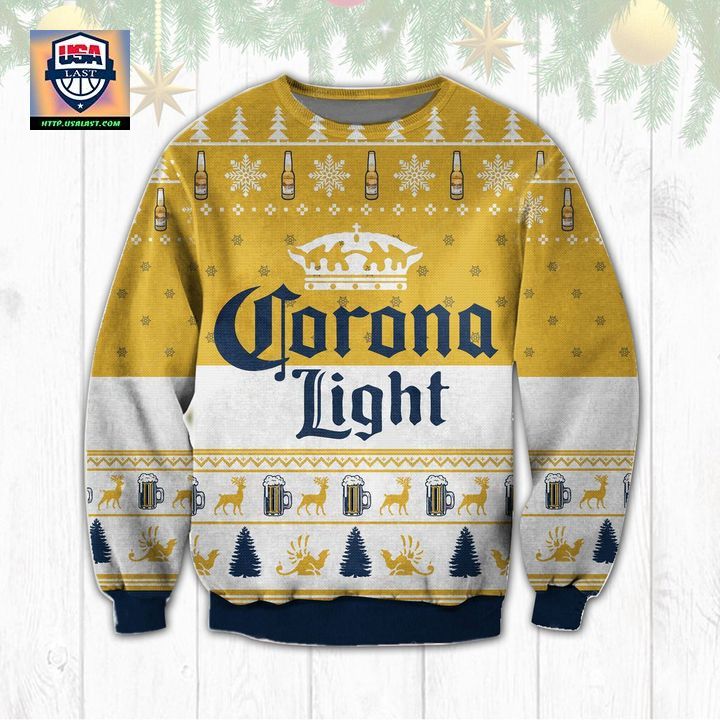 Corona Light Ugly Christmas Sweater