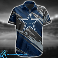 Cowboys Floral Extravaganza Men's Hawaiian Shirt Design