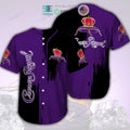 BEST Crown Royal logo black purple Baseball Jersey