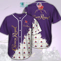 BEST Crown Royal logo pattern purple Baseball Jersey