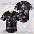 HOT Crown Royal No Evil skull Baseball Jersey Shirt
