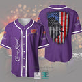 Crown Royal US flag purple Baseball Jersey