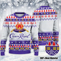 Crown Royal Whiskey Ugly Christmas Sweater