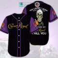 BEST Crown Royal You Laugh I Laugh striped black purple Baseball Jersey