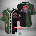 Crown Royal Your Name Drak green Baseball Jersey