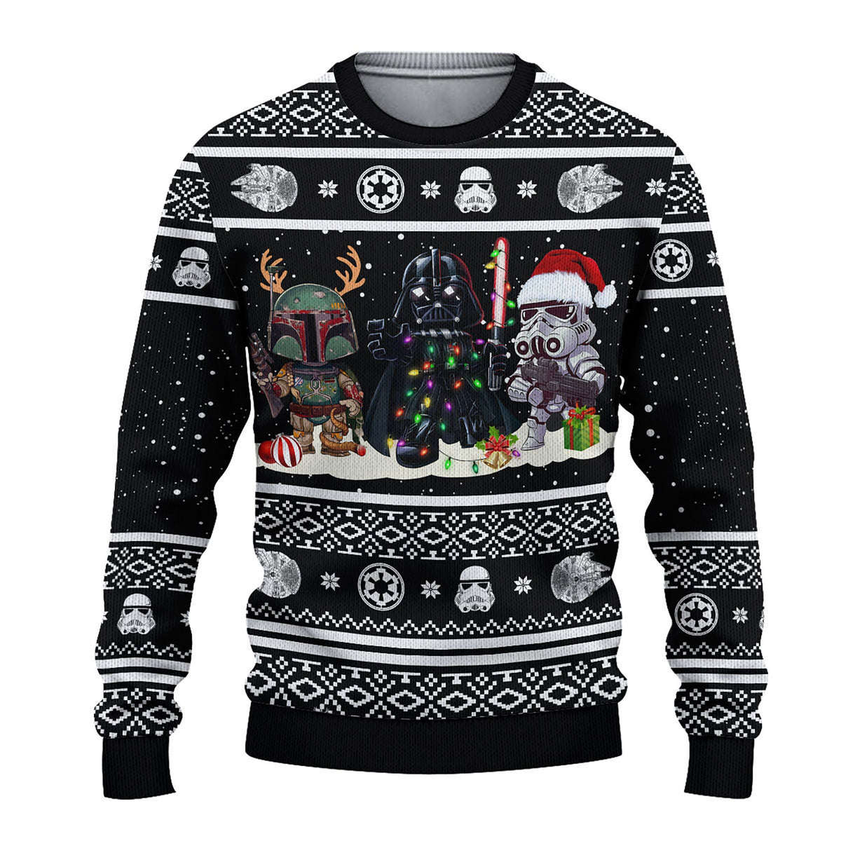 Cute Star W Sweater, Ugly Ugly Christmas Sweater