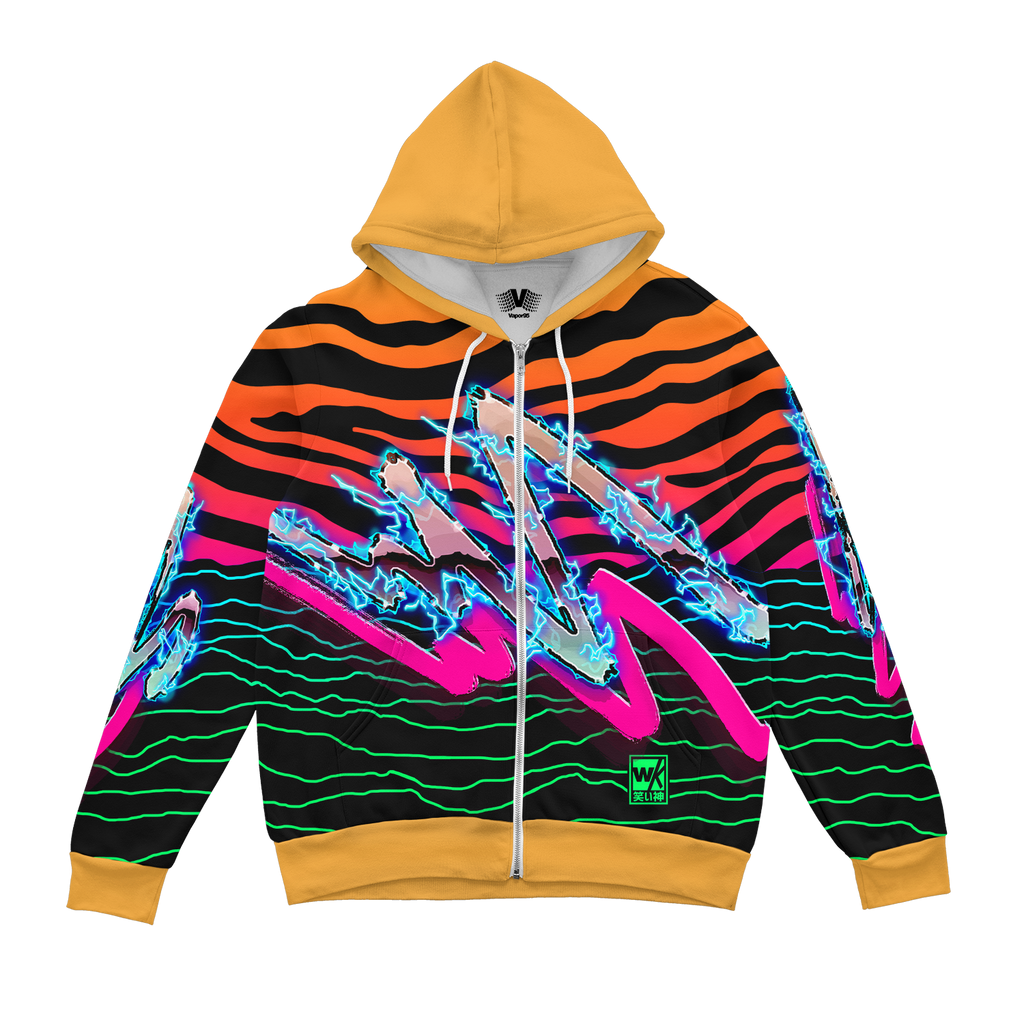 Cyber Jungle Zip Up Hoodie