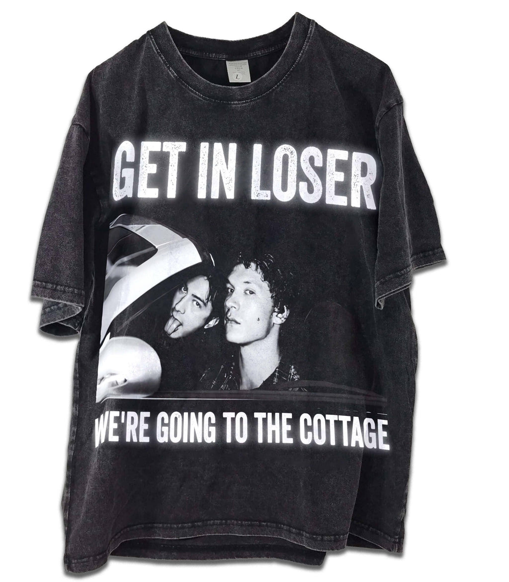 Vintage Get in Loser Cottage T-Shirt, Heated Rivalry Apparel