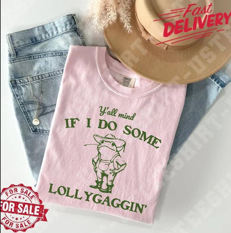 Funny Cowboy Frog Shirt - Meme Graphic Tee & Sweatshirt