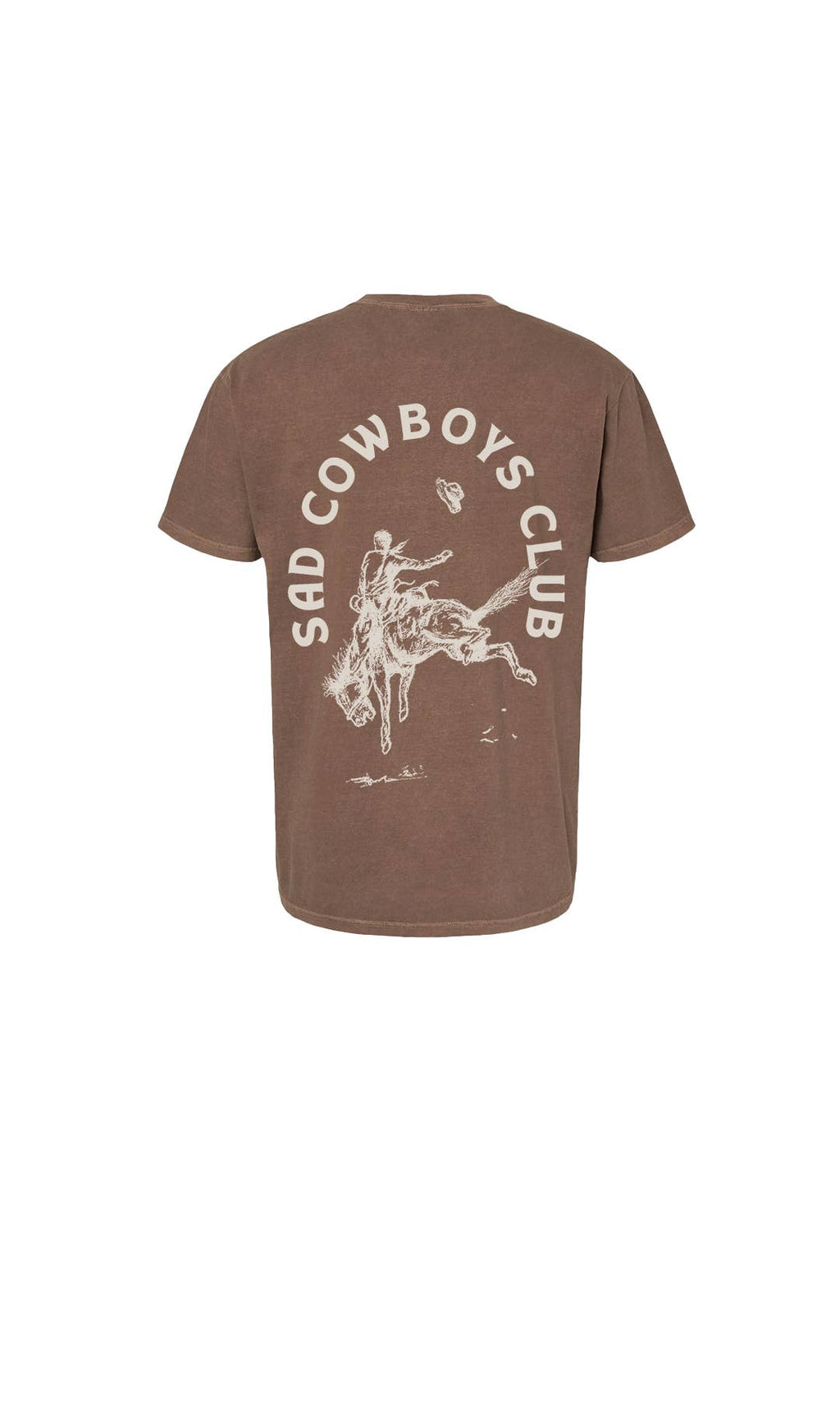 Sad Cowboys Club Tee (Brown)