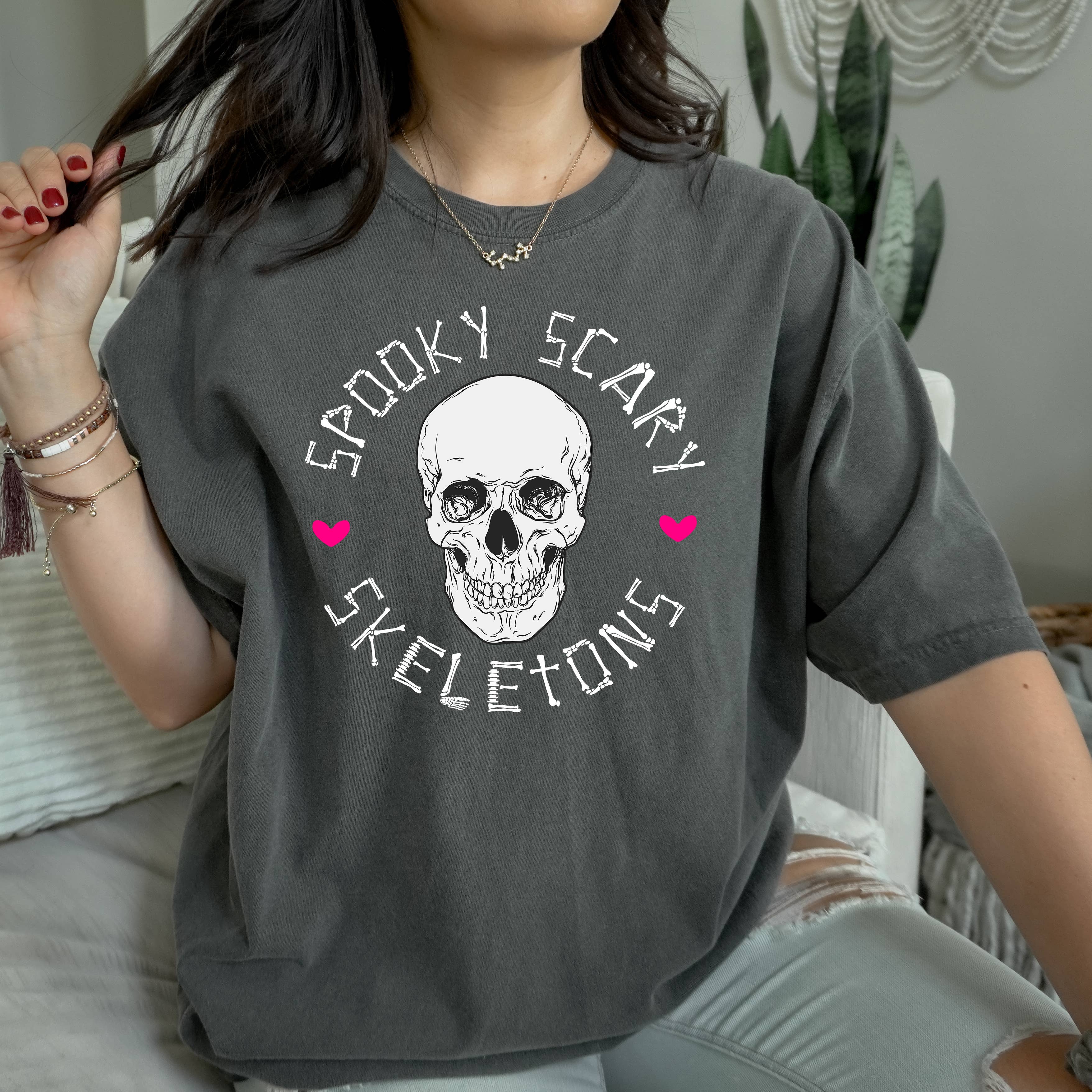 Spooky Scary Skeleton Tee | Halloween | Sizes S-2XL